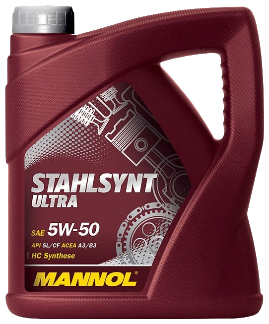 Моторное масло Mannol STAHLSYNT ULTRA 5W-50, 4л